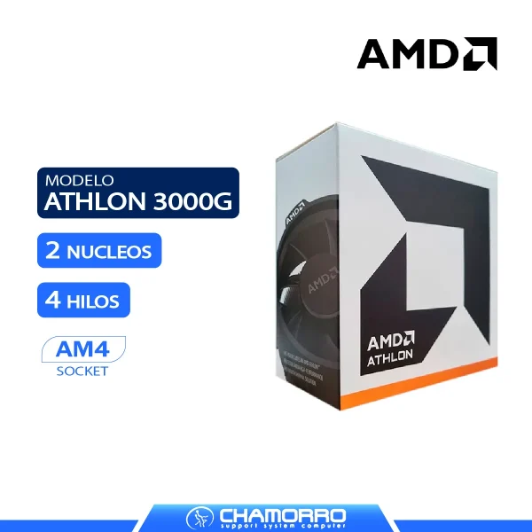 PROCESADOR AMD AM4 ATHLON 3000G