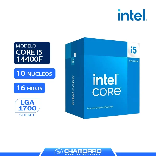 PROCESADOR INTEL CORE I5 14400F LGA 1700