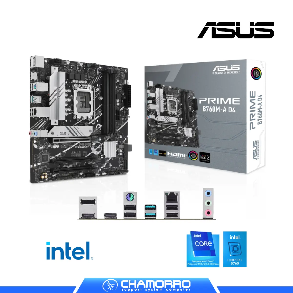PLACA ASUS INTEL PRIME B760M-A D4_1