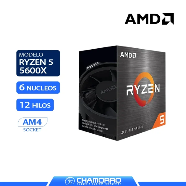 PROCESADOR AMD AM4 RYZEN 5 5600X