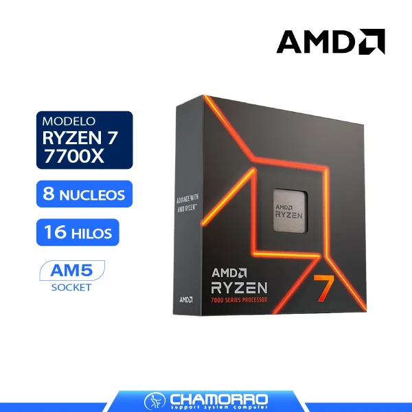 PROCESADOR AMD AM5 RYZEN 7 7700X