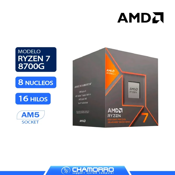 PROCESADOR AMD AM5 RYZEN 7 8700G