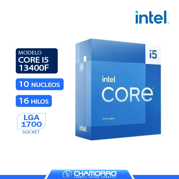 PROCESADOR INTEL CORE I5 13400F LGA 1700
