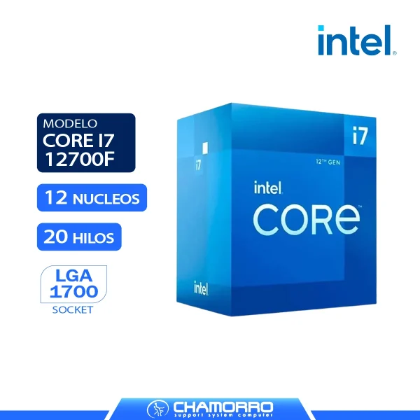 PROCESADOR INTEL CORE I7 12700F LGA 1700