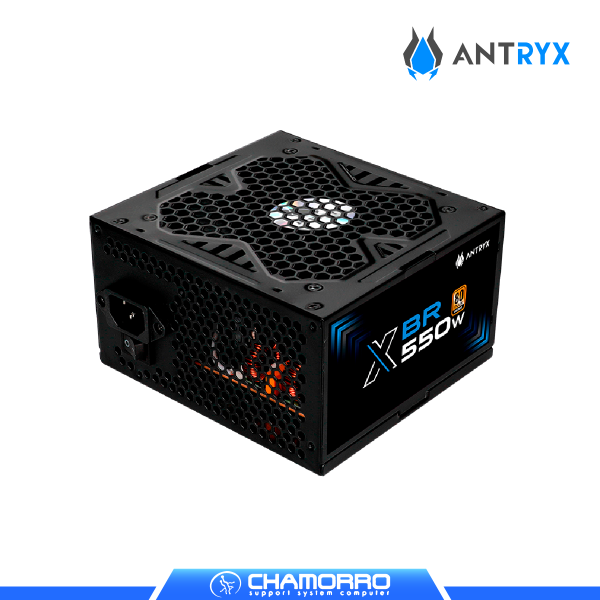 FUENTE DE PODER REAL ANTRYX XBR-550, 80 PLUS BRONZE, 550W