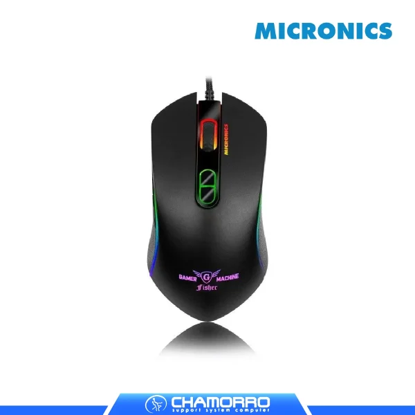MOUSE GAMER MICRONICS FISHR MIC M810 RGB
