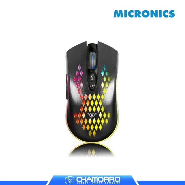 MOUSE GAMER MICRONICS STREAMER MIC GM 804 RGB