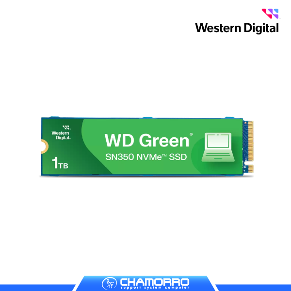 DISCO SOLIDO SSD M.2 WESTERN DIGITAL GREEN SN350 1TB