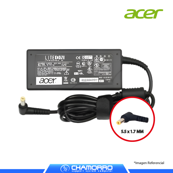 CARGADOR DE LAPTOP ACER PUNTA GRUESA 19V 3.42A