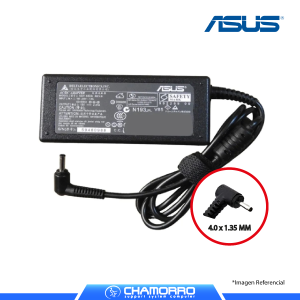 CARGADOR DE LAPTOP ASUS PUNTA DELGADA 19V 3.42A