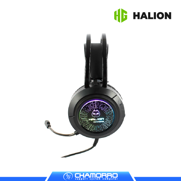 AUDIFONO GAMER HALION S6R CON USB Y 2 JACK MICROFONO RGB
