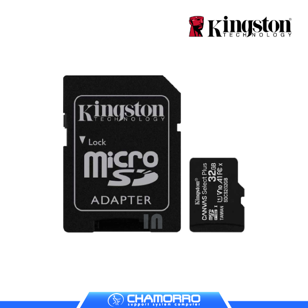 MEMORIA MICROSD KINGSTON 32GB CANVAS SELECT PLUS (SDCS2/32GB)