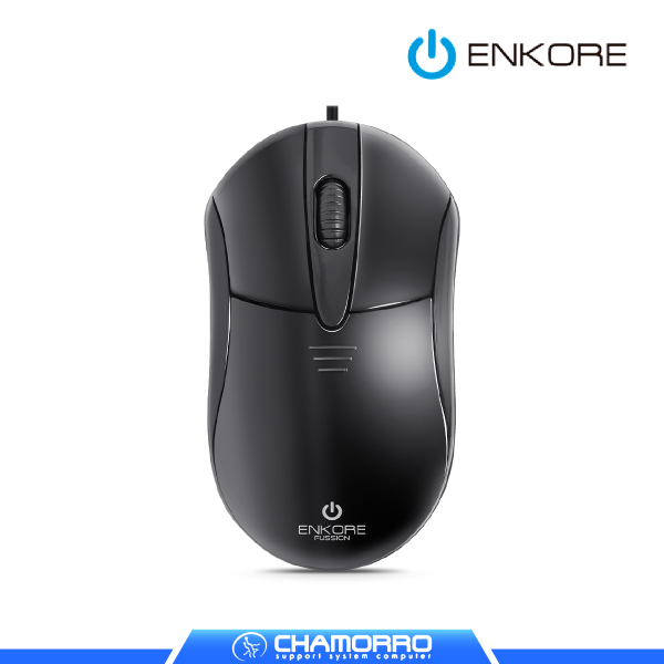 MOUSE CABLEADO ENKORE FUSSION EKM113 OPTICO NEGRO