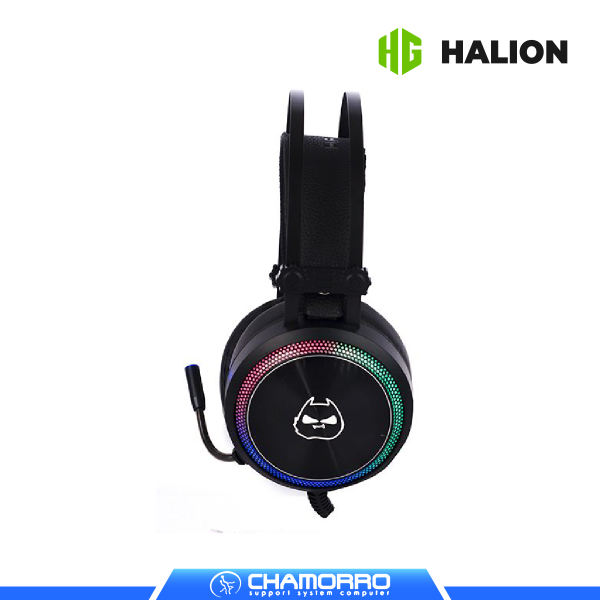 AUDIFONO GAMER HALION HA-H940 KINGLITE CON USB Y SONIDO 7.1 RGB