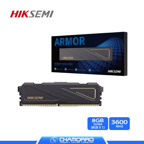 MEMORIA RAM HIKSEMI ARMOR 8GB DDR4 3600 MHZ