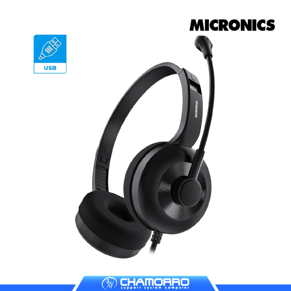 AUDIFONO MICRONICS LOTUS MIC-H803 CON USB Y SONIDO 2.1