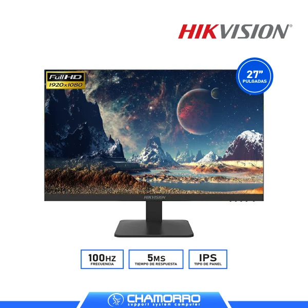 MONITOR HIKVISION 27″ DS-D5027F2 FULL HD IPS 100HZ 5MS (DS-D5027F2-IP2)