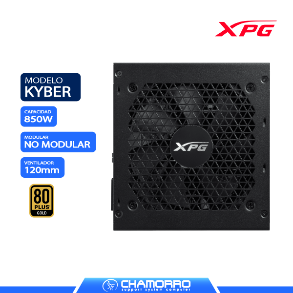 FUENTE DE PODER REAL XPG 850W KYBER KYBER850G-BKCUS 80+ GOLD ATX NEGRO