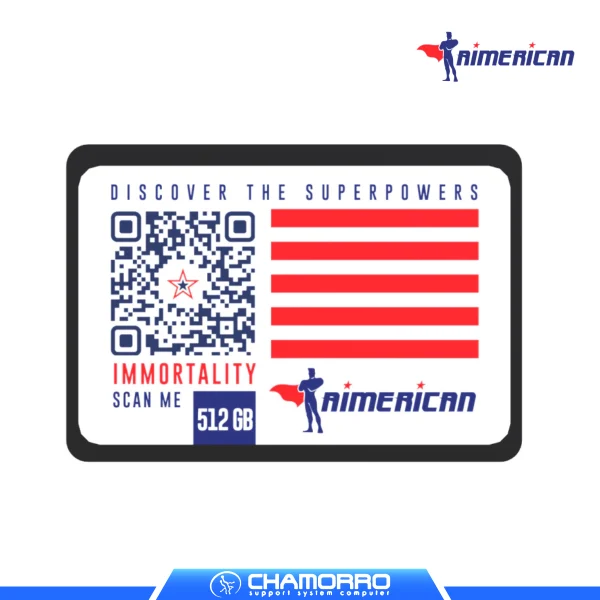 DISCO SOLIDO SSD SATA 2.5″ AIMERICAN® INMORTALITY 512GB 3D NAND