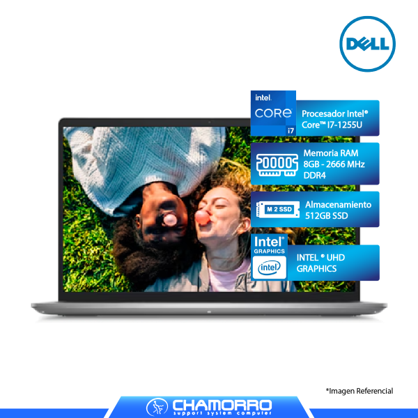 LAPTOP DELL INSPIRON 15-3520, I7-1255U, 8GB DDR4, 512GB SSD, 15.6" FHD, INTEL UHD GRAPHICS