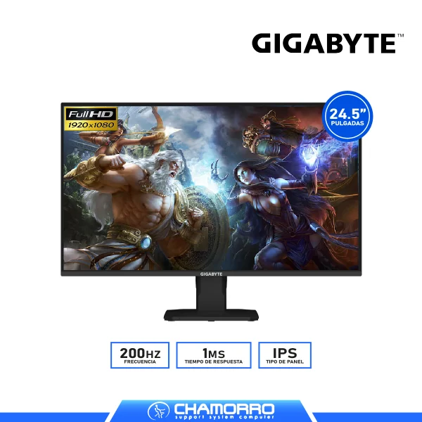 MONITOR GIGABYTE 24.5″ GS25F2 FULL HD 1MS 200Hz