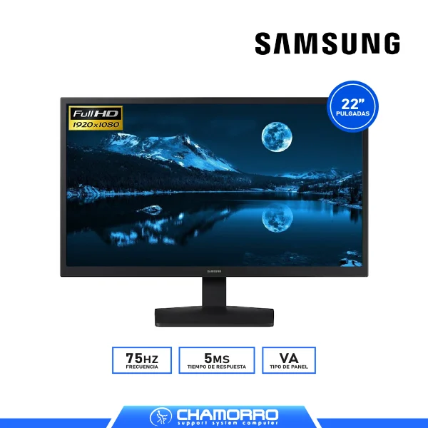 MONITOR SAMSUNG 22″ LS22D310EALXPE 75HZ
