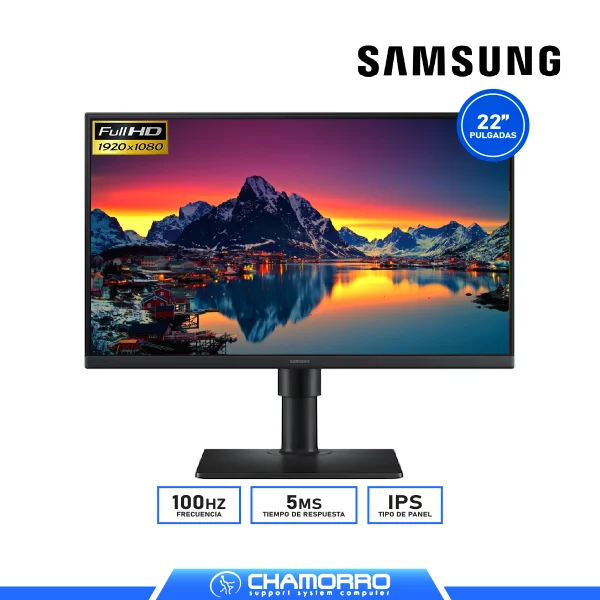 MONITOR SAMSUNG 22″ LS22D400GALXPE VA CURVO 4MS 100Hz