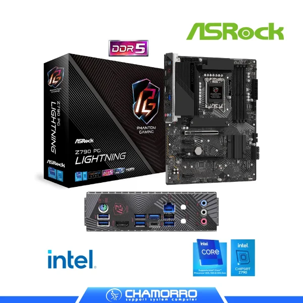 PLACA MADRE ASROCK Z790 PG LIGHTNING WIFI LGA 1700 DDR5